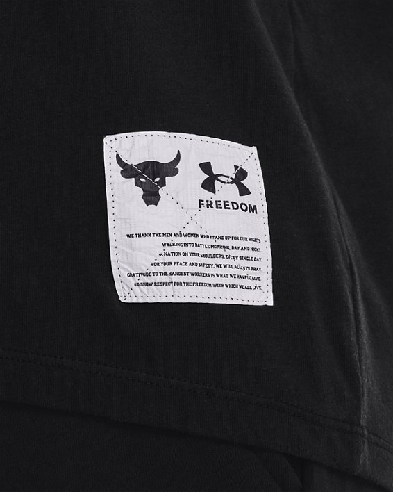 Women's Project Rock Bull Short Sleeve, Black, pdpMainDesktop image number 3